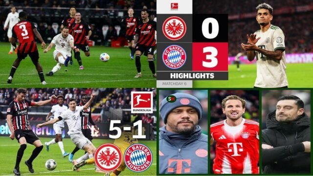 Bayern Munich humbled by Eintracht Frank