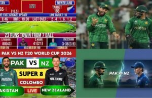 Pakistan vs New Zealand LIVE: Rain Delays Super 8 Clash in T20 World Cup 2026 – Score & Updates