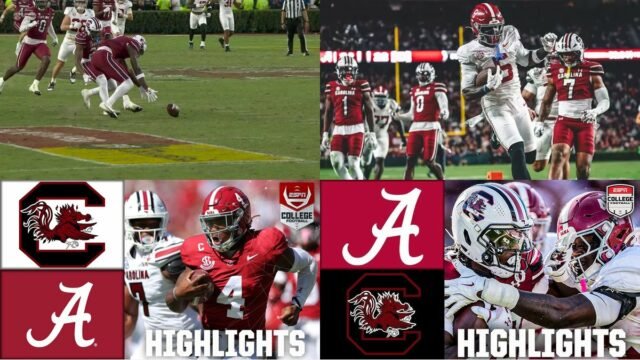 Alabama 29-22 South Carolina (Oct 25, 20