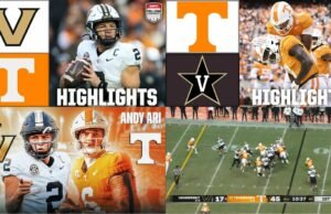 Tennessee vs Vanderbilt: Volunteers Stun No. 19 Commodores in Thrilling SEC Upset
