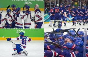 USA Mens Hockey Scores: Team USA Dominates Slovakia 6-2 to Clinch Gold Medal Game Berth