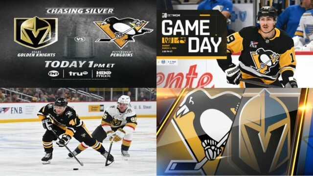 Catch Golden Knights vs. Penguins today