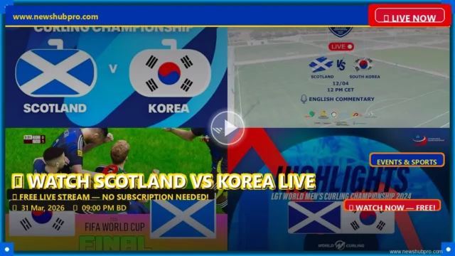 scotland-vs-korea Scotland vs Korea Live Stream: How to Watch World Men’s Curling Championship 2026