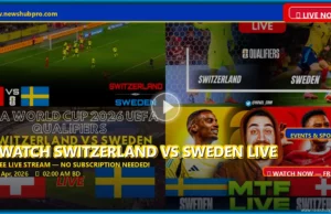 Switzerland vs Sweden Live Stream: How to Watch International Friendly Soccer in USA