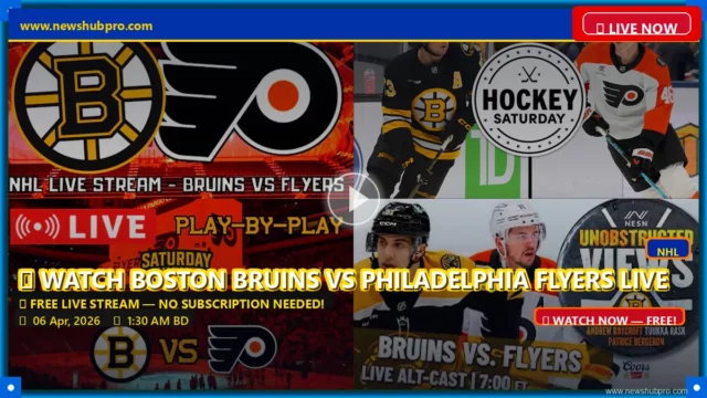 Boston Bruins vs Philadelphia Flyers Live Stream: How to Watch NHL Action Today