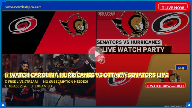 Carolina Hurricanes vs Ottawa Senators Live: How to Watch, NHL Betting Odds & Prediction