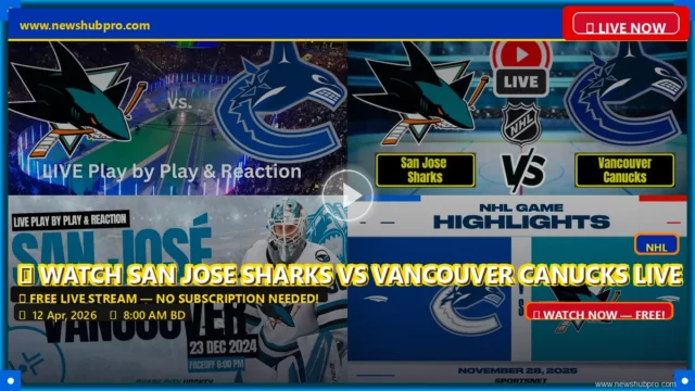 san-jose-sharks-vs-vancouver-canucks San Jose Sharks vs Vancouver Canucks Live: How to Watch NHL Game Time, Prediction & Odds