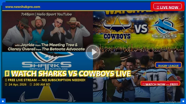sharks-vs-cowboys Sharks vs Cowboys Live Stream: How to Watch NRL 2026 in the USA